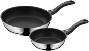 WMF Devil Pfannenset 2-teilig, 28 cm + 20 cm, Induktionspfanne, Kunststoffgriff