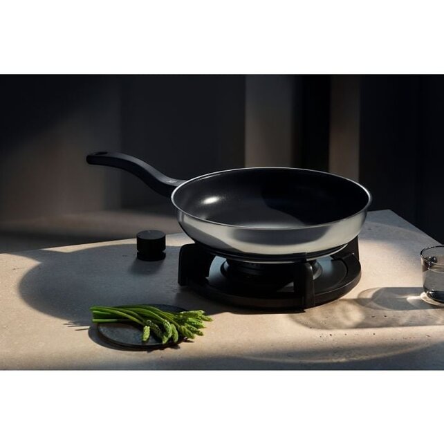 WMF Devil koekenpannenset 2-delig, 28 cm + 20 cm, inductiepan, kunststof handvat