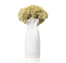 Waterdale  Faux Floral Paper Bag Wit