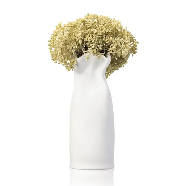 Waterdale  Faux Floral Paper Bag Wit