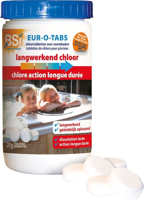 BSI Traag oplossende Chloortabletten voor Zwembaden & Jacuzzi's