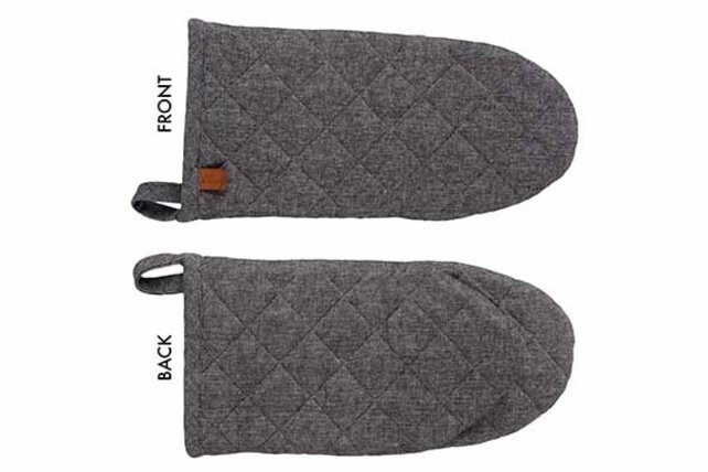Cosy & Trendy – Stoffen Ovenwant- Black Chambray 30cm