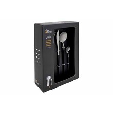 Julia Cutlery Set 16pcs Vintage-Black