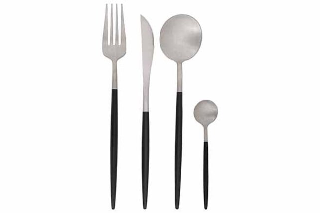 Cosy&Trendy Julia Bestekset 16-delig Vintage-Zwart