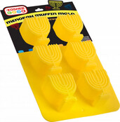 Kosher Cook Silikon Muffin/Cupcake Form - 6 Menorahs