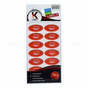 Étiquettes casher 18 pièces – Autocollants de cuisine à code couleur par The Kosher Cook
