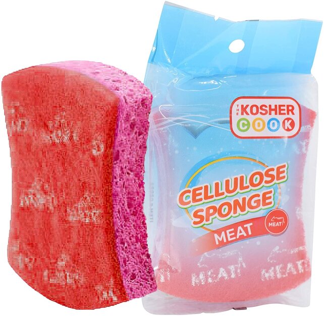 Kosher Cook Cellulose Spons Rood\Vlees