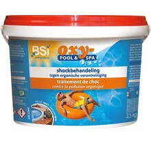 BSI  Oxy Pool & Spa  Schokbehandeling En Vernietiging Van Organische Verontreiniging In Het Water - Zwembad - Spa - 2,5 Kg