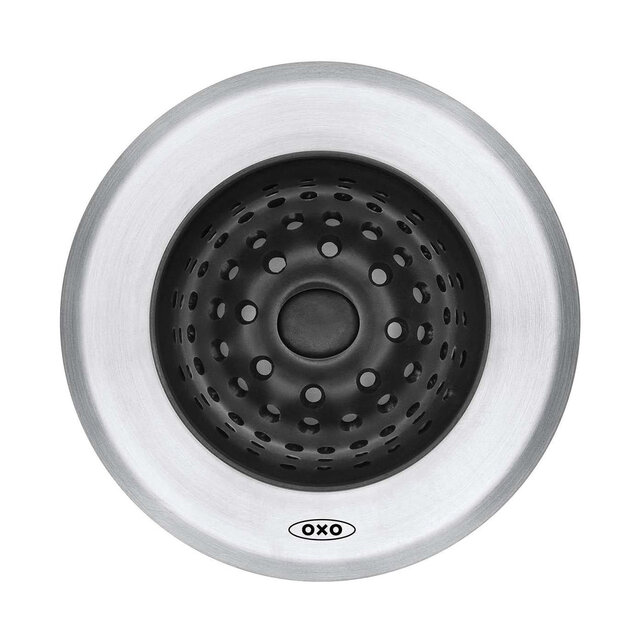 OXO Good Grips Siliconen Gootsteenzeef Grijs Eén Maat