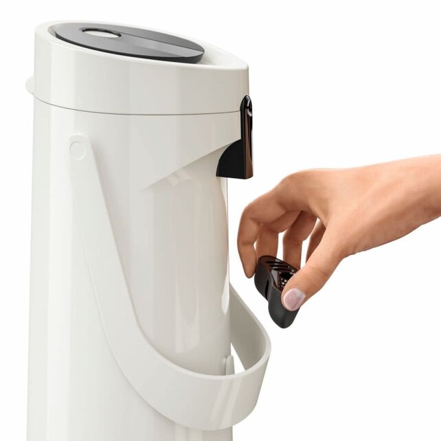 Tefal Ponza Pump Thermos 1L – Hot 12h, Cold 24h, Easy Pump Function