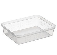Sunware Square Basket A5 Transparent  25,2 x 19,1 x 6,2 cm