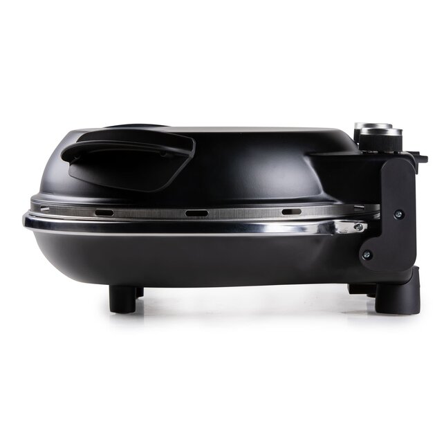 DOMO Pizzaofens 'My Express Pizza' schwarz - Keramikstein