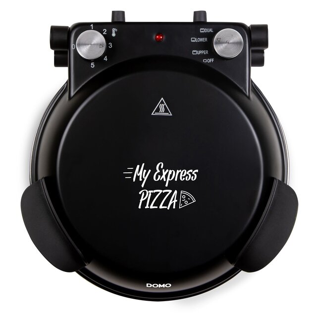 DOMO Pizza Oven 'My Express Pizza' black - Ceramic Stone