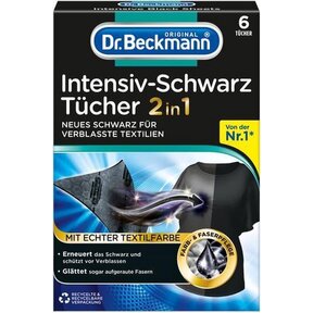 Lingettes de Restauration Noir Intense Dr. Beckmann