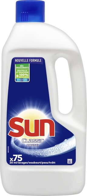 Sun Classic - Vaatwasmiddel Gel – 75 Wasbeurten