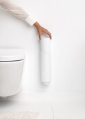 Brabantia MindSet Brosse de Toilette avec Support Mineral Fresh White