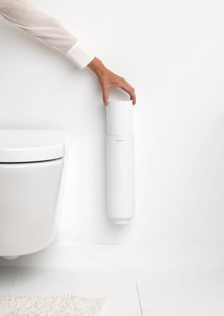 Brabantia Mind Set Toiletborstel Met Houder Mineral Fresh White