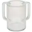 Art Gobelet de lavage en plexiglas transparent 12 cm