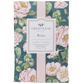 Grünblättrige große Rose