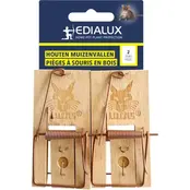 Edialux Wooden Mouse Traps 2 Pieces