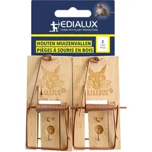 Pièges à souris en bois, lot de 2