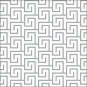 Ambiente Clé Grecque Blanc/Argent