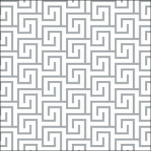 Clé Grecque Blanc/Argent