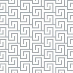 Clé Grecque Blanc/Argent