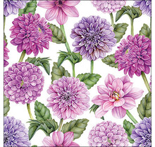 Ambiente  Napkins Dahlias In Bloom