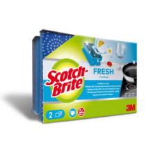 Scotch-Brite Schuurspons Krasvrij met Nagel bescherming - 2 Stuks