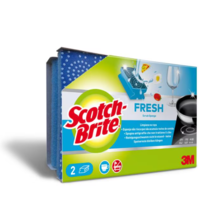 Non-Scratch Scouring Pad With Nail Protection