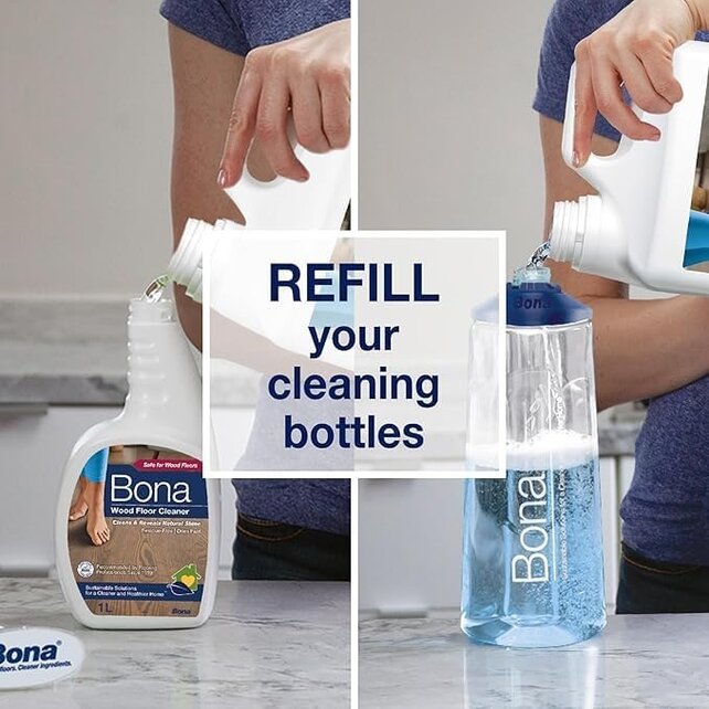 Bona Holzboden Reiniger Nachfüllung 4L – Geeignet für alle Holzböden