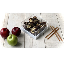 Lucite 6” Lucite Box with Marble Lid