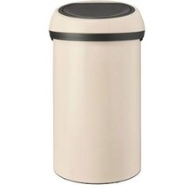 Brabantia Touch Bin afvalemmer 60 liter soft Beige