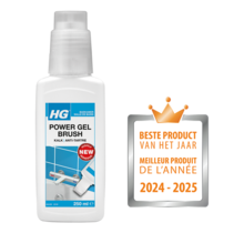 HG Power Gel Pinsel Limette - Wirksames Anti-Kalk-Mittel mit eingebauter Bürste