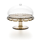 Guzzini Vanity Tortenplatte mit Haube -Braun