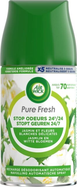 Air Wick - Luchtverfrisser Navulling - Jasmijn & Witte Bloemen - 250ml