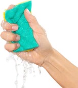 Vileda Glitzi Always Clean Scouring Sponges - Set of 2 - Does not scratch - Viscose sponge