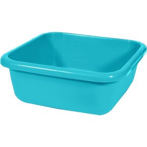 Square dishwashing bowl - 15L - Blue