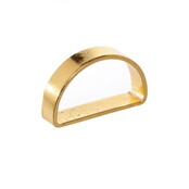 Paldinox Set mit 6 metallenen Serviettenringen mit Bogen in Gold