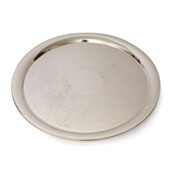 Paldinox Runder Tablett Silber