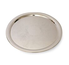 Paldinox Runder Tablett Silber