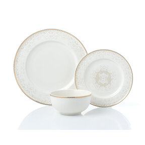 Brilliant Dinnerware Cavendish with soup bowl 18 pc