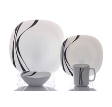 Brilliant Opal Glass Midnight 18 PC