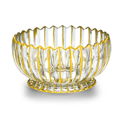Brilliiant Line Deep Bowl With Gold