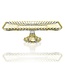 Brialliant Brilliant Line footed cake tray with gold 295 mm