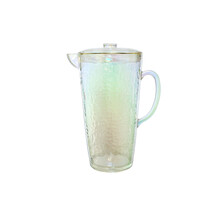 Acrylic Iris  Water Pitcher with gold rim  2.5L