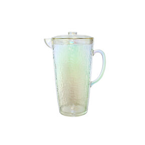 Acrylic Iris  Water Pitcher with gold rim  2.5L