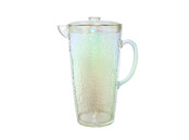 Acrylic Iris  Water Pitcher with gold rim  2.5L
