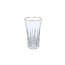 Brilliant Brilliant  Acrylic  Tumbler Lines with gold rim s/of 6